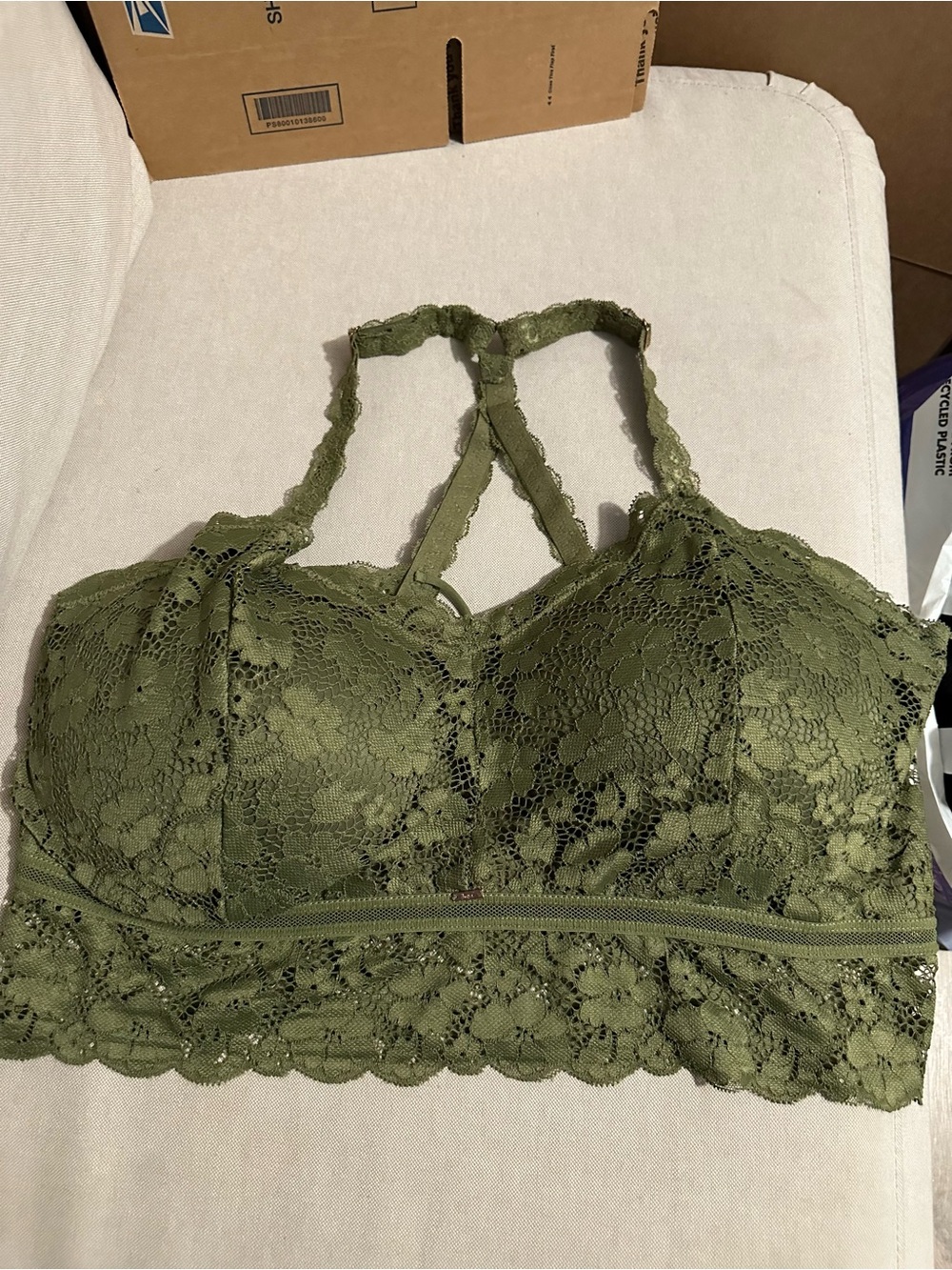 Green Lace Bralette